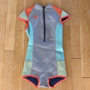 Roxy Multicolor Short Sleeve Swimsuit